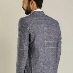Indian Terrain Checked Single Breasted Casual Blazer