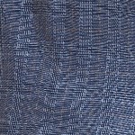 ColorPlus Men Blue Checked Single-Breasted Formal Linen Blazer