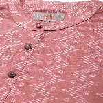 Anouk Men Geometric Printed Cotton Short Kurta