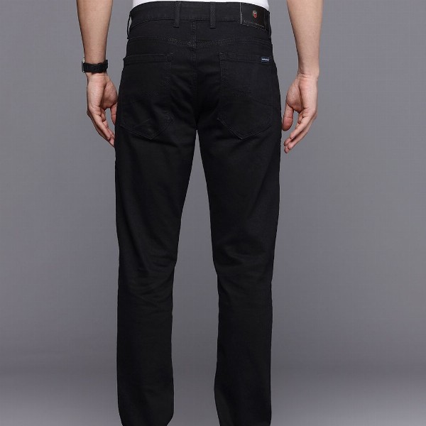 Louis Philippe Jeans Men Smart Slim Fit Mid-Rise Jeans