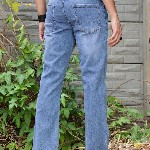 Thomas Scott Men Smart Bootcut Light Fade Stretchable Jeans