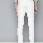 Mast & Harbour Men White Skinny Fit Mid-Rise Clean Look Stretchable Jeans