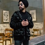 HERE&NOW Men Black Regular Fit Mid-Rise Clean Look Stretchable Jeans