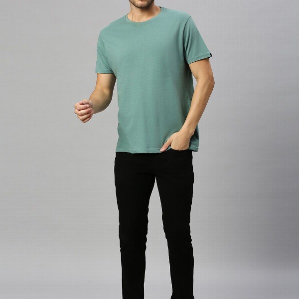 Mast & Harbour Men Black Slim Fit Low-Rise Stretchable Jeans