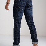 HIGHLANDER Men Blue Slim Fit Mid-Rise Clean Look Stretchable Jeans