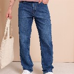 Mast & Harbour Men Straight Fit Mid-Rise Light Fade Stretchable Jeans