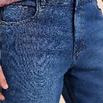 Mast & Harbour Men Straight Fit Mid-Rise Light Fade Stretchable Jeans