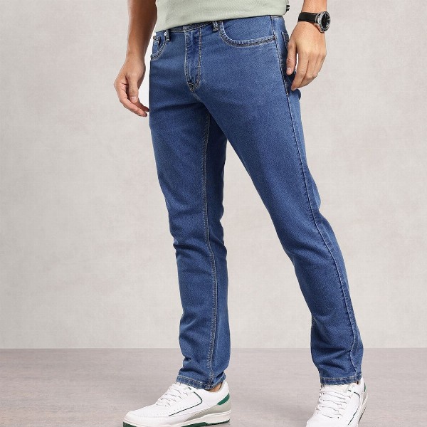 Nautica Men Active Flex Slim Fit Mid-Rise Jeans