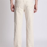 The Roadster Lifestyle Co Men Cotton Ecru Straight Fit Jeans