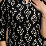 GLOWWORLD Geometric Printed Straight Kurta