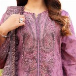 KALINI Ethnic Motifs Printed Notch Neck Straight Kurta With Trousers And Dupatta