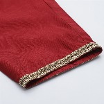 Indo Era Women Red Ethnic Motifs Embroidered Sequinned Liva Kurta with Trousers & Dupatta