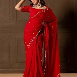 NUD Embellished Embroidered Saree