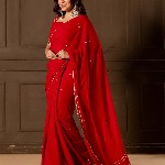 NUD Embellished Embroidered Saree