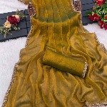 BAESD Beads and Stones Banarasi Saree