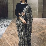 KALINI Ethnic Motifs Printed Saree