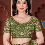 DHARMEE Sequinned Embellished Border Saree