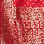 Anouk Floral Zari Banarasi Saree