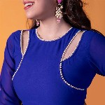 NUD Embellished Ruffles Saree