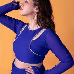 NUD Embellished Ruffles Saree