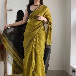 KALINI Woven Design Zari Banarasi Saree