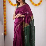 KALINI Silk Blend Kanjeevaram Saree