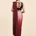 RACHNA Ombre Poly Chiffon Ready To Wear Saree