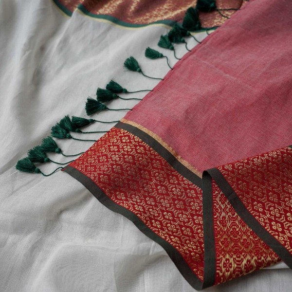 Suta Solid Zari Saree