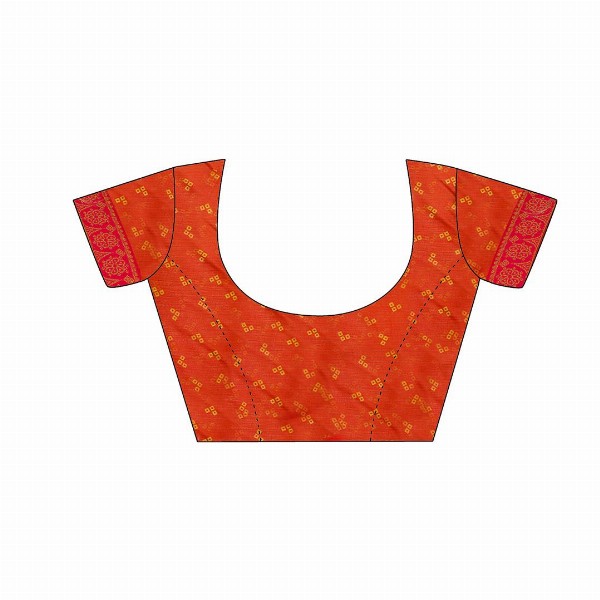 KALINI Bandhani Pure Chiffon Saree