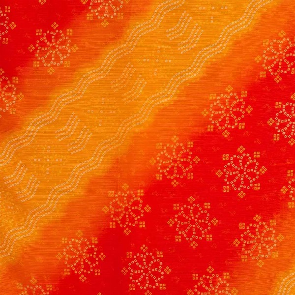 KALINI Bandhani Pure Chiffon Saree