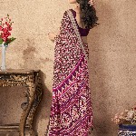 all about you Floral Pure Chiffon Saree