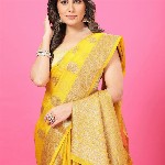 CRAFTYSTYLES Woven Design Zari Pure Crepe Banarasi Saree