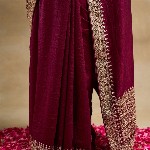 kasee Embroidered Pure Silk Saree