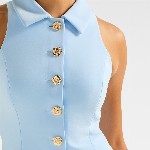 Forever New Women Shirt Collar Fitted Top