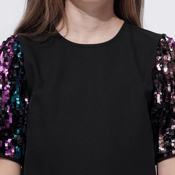 Vero Moda Girls Embellished Embellished Round Neck Top