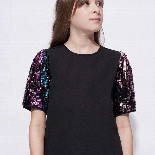 Vero Moda Girls Embellished Embellished Round Neck Top