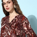 EVERYDAY by ANI Women Printed Georgette Top