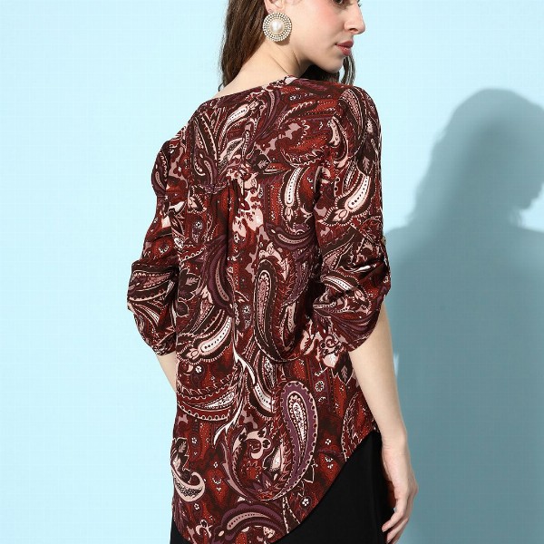 EVERYDAY by ANI Women Printed Georgette Top