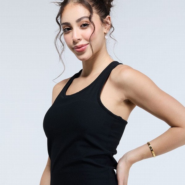 Cava Black Tank Us Later Top