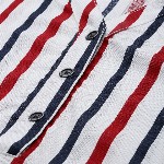 HERE&NOW White Striped Shirt Style Top