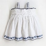 Cherry Crumble Girls Shoulder Straps Cotton Empire Top