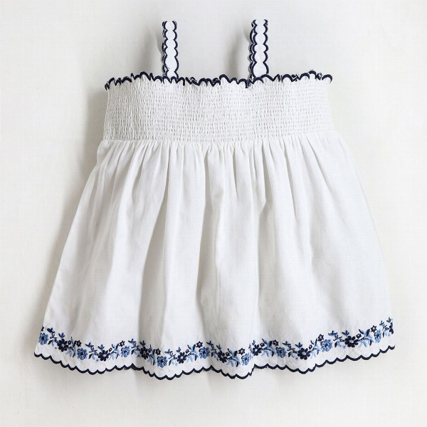 Cherry Crumble Girls Shoulder Straps Cotton Empire Top