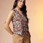 CORSICA Floral Print Top