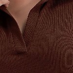 Dream Beauty Fashion Women Solid Shirt Collar Polyester Top