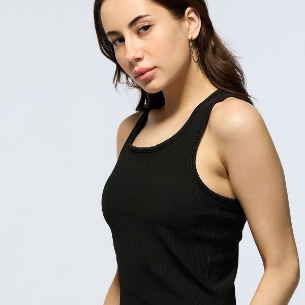 Cava Black Crop Tank Us Later Top