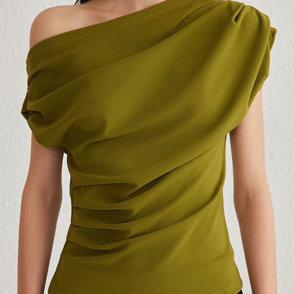 Trendyol One Shoulder Extended Sleeves Top