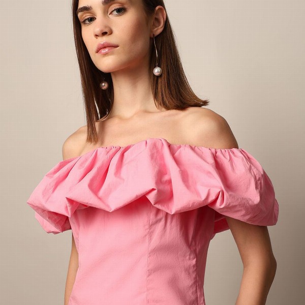 ONLY Women Cotton Off-Shoulder Cotton Top