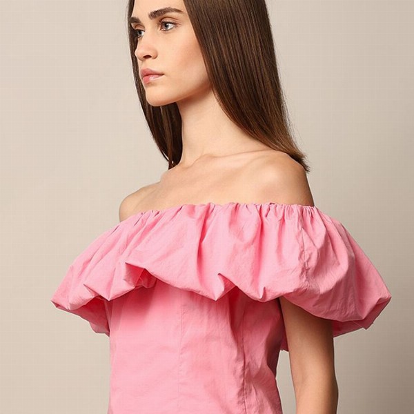 ONLY Women Cotton Off-Shoulder Cotton Top