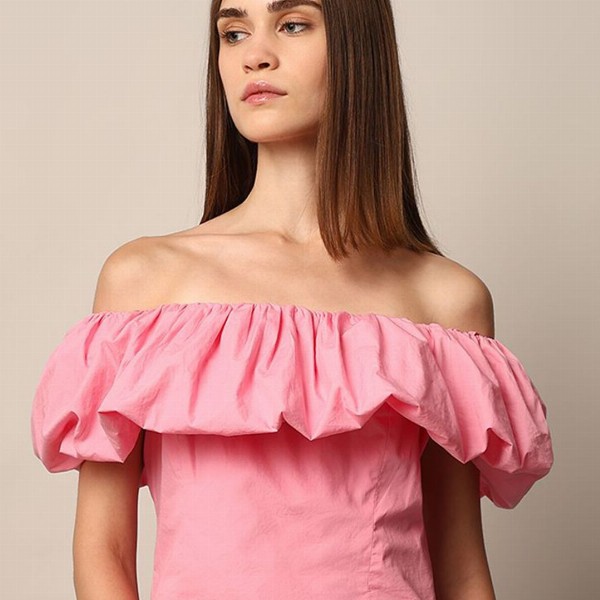 ONLY Women Cotton Off-Shoulder Cotton Top