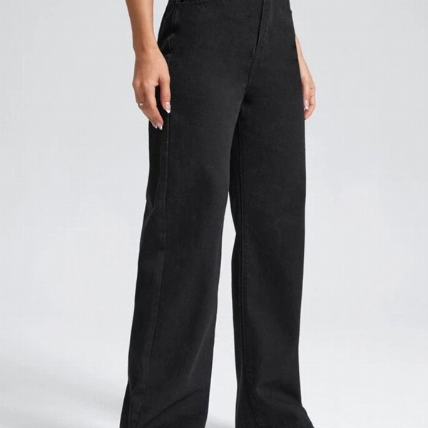 Kotty Women Jean Wide Leg High-Rise Stretchable Jeans